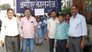 मक्खन लाल इंटर कॉलेज के छात्र छात्राओं ने निकाली साक्षरता रैली