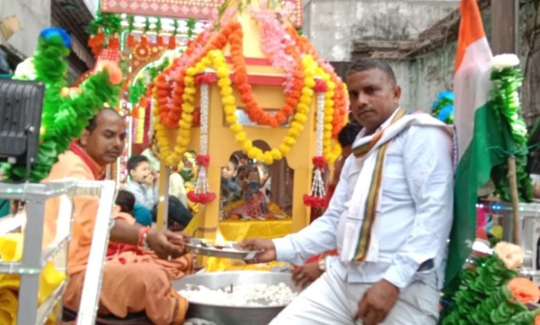 अमांपुर में धूमधाम से निकला श्रीकृष्ण का डोला,नंद के आनंद भयौ जय कन्हैयालाल की