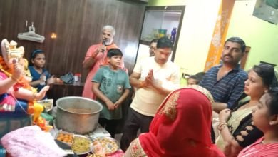 कासगंज:अमांपुर श्रीगणेश महोत्सव में पंडालों गणपति बप्पा की धूम