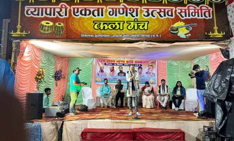 भगवान गणेश की पूजा अर्चना के बाद हुआ साउथ इंडियन भंडारा