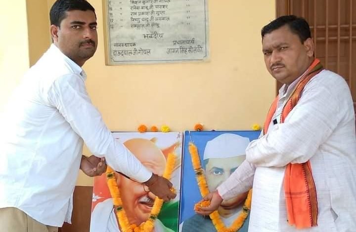 कासगंज:अमांपुर में विविध आयोजनों संग धूमधाम से मनी गांधी व शास्त्री जयंती