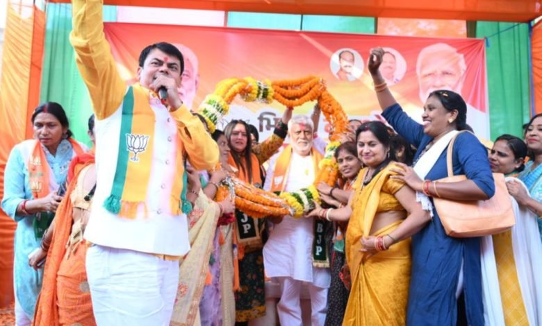 भिलाई के खुर्सीपार में हुई भाजपा की सभा, उप नेता प्रतिपक्ष दया सिंह ने कराई सभा