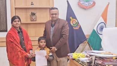 पुलिस महानिरीक्षक दुर्ग रेंज दुर्ग श्री बद्री नारायण मीणा के आदेशानुसार पर मासूम विवान बना बाल आरक्षक