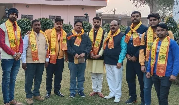 घर-घर पहुचाएगे श्रीराम के पूजित अक्षत प्राण प्रतिष्ठा का संदेश