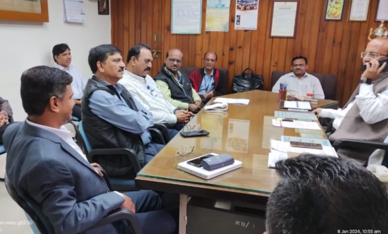 भिलाई:मान्यता प्राप्त संगठन की बैठक मुख्य महाप्रबंधक कार्मिक के साथ संपन्न