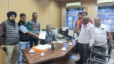 रेल एंड स्ट्रक्चरल मिल में हुई दुर्घटना के लिए जिम्मेदार पर कार्रवाई हेतु बीएमएस प्रतिनिधि मंडल मुख्य महाप्रबंधक से मिले-चन्ना केशवलू