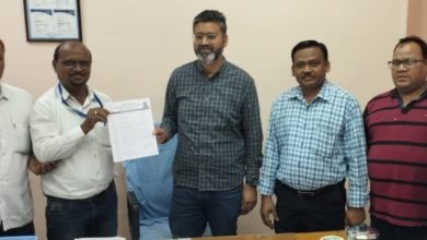 भिलाई: निर्माण कार्य सर्वथा उचित नहीं है। इस पर उच्च प्रबंधन को संज्ञान लेना चाहिए,प्रशासन के नाम पत्र सौंपा