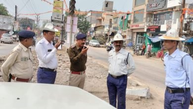 भिलाई: नंदनी रोड और दुर्ग शहर में नो एंट्री समय मे प्रवेश करने वाले भारी वाहन चालकों पर की कार्यवाही