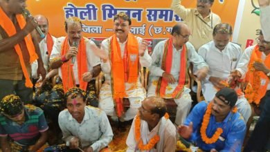 भिलाई:पिछड़ा वर्ग मोर्चा का सामाजिक सम्मेलन संपन्न,होली मिलन समारोह में झूम उठे जिलाध्यक्ष, कार्यकर्ता