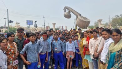 कासगंज: सेंट वी0 एन0 पब्लिक स्कूल नगरिया के छात्रों ने श्रीराम जन्मभूमि अयोध्या का किया भ्रमण