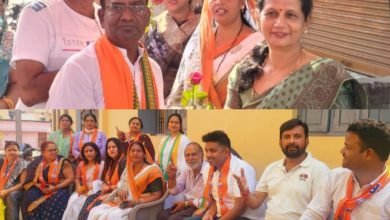 भाजपा प्रत्याशी विजय बघेल की धर्मपत्नि रजनी बघेल ने चाय पे चर्चा कर किया जनसंपर्क