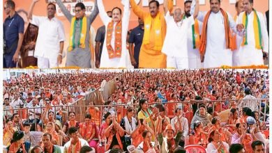 देश में फिर से नरेंद्र मोदी की सरकार बनानी है, तो हम सब को सांसद विजय बघेल को भारी मतों से जिताना है- जेपी नड्डा