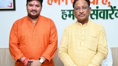 भिलाई: पूर्व पार्षद एवं पूर्व जिला भाजपा मंत्री जय प्रकाश यादव ने मुख्यमंत्री विष्णु साय से की भेंट मुलाकात