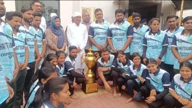 राष्ट्रीय सीनियर थ्रो बाल में प्रदेश की पुरूष टीम को स्वर्ण, महिला टीम ने जीता कांस्य, विधायक रिकेश सेन ने खिलाड़ियों को दी बधाई