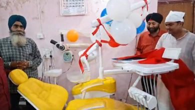 भिलाई: नेहरू नगर गुरूद्वारा पाली क्लिनिक में विधायक रिकेश ने मानदेय से भेंट की इलेक्ट्रॉनिक डेंटल चेयर