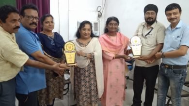 भारतीय मज़दूर संघ ने क्षेत्रों में उत्कृष्ट कार्य करने वालों को किया सम्मानित