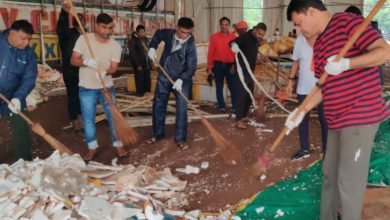 बोल बंम समिति ने हाथ में झाड़ू थामकर चलाया स्वच्छता अभियान