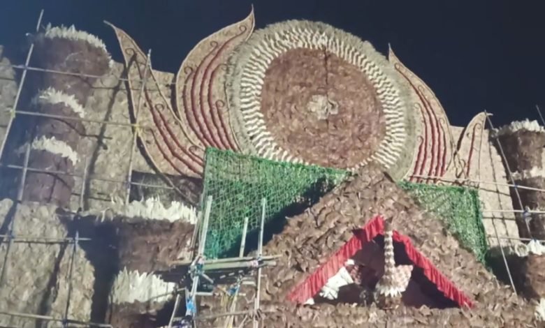 गणेश पंडाल की तैयारियां जोरों पर,पर्यावरण के प्रति जागरूकता बढ़ाने का प्रयास- राव