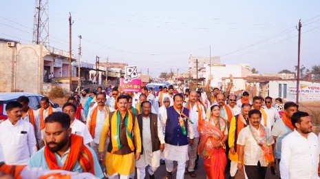 भिलाई: चुनाव कार्यालय का सांसद विजय बघेल ने किया उदघाटन
