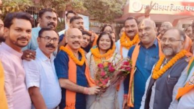 दुर्ग: भाजपा का विजय रथ जिला पंचायत पहुंचा,चौपल इंजन की सरकार दुर्ग जिले में विकास के नए आयाम स्थापित करेगी – सुरेंद्र कौशिक