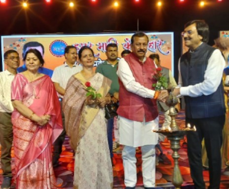 चार दिवसीय हमर माटी के तिहार मेला मंड़ाई का शुभारंभ किया सांसद विजय बघेल