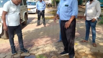 वैशानी नगर जोन क्र. 02 के विभिन्न वार्डो के कार्यो का आयुक्त ने किया निरीक्षण।