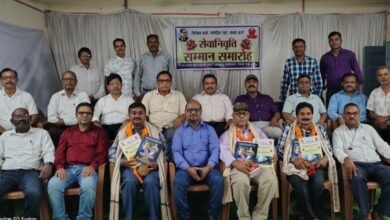 डॉ आंबेडकर प्रेरणा भवन में श्रमवीरों का सम्मान समारोह का आयोजन