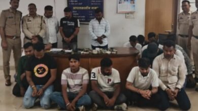 दुर्ग पुलिस की जुआ खेलने वालों के विरुद्ध बड़ी कार्यवाही, 18 गिरफ्तार 