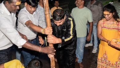 भिलाई: सेक्टर 2 में इस बार छत्तीसगढ़ की सबसे बड़ी गणेश मूर्ति का होगा दर्शन हर साल की तरह पंडाल भी होगा बेहद खास, नारियल तोड़ कर किया भूमिपूजन 