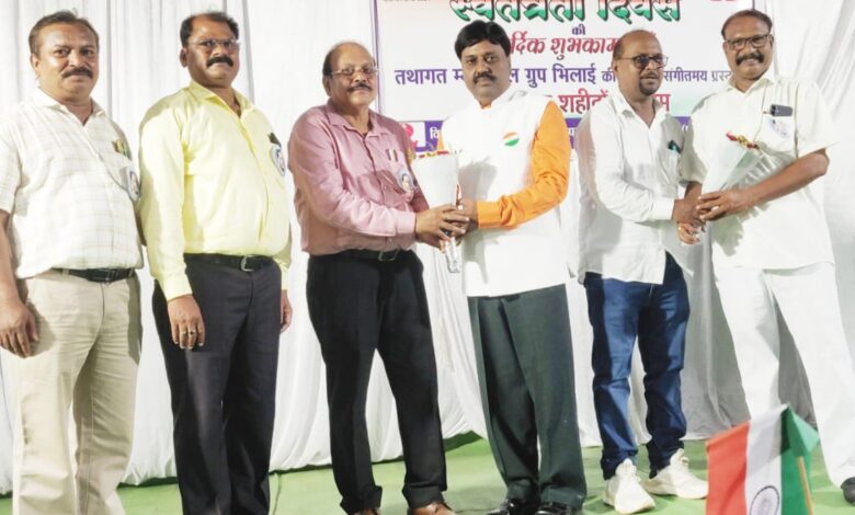 डॉ.अम्बेडकर प्रेरणा स्थल सेक्टर-6 में स्वतंत्रता दिवस समारोह का भव्य आयोजन