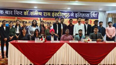डॉ. संतोष राय इंस्टीट्यूट भिलाई के तीन छात्रों ने देश में दिलाया स्थान
