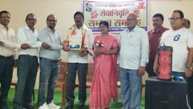 डॉ. आम्बेडकर प्रेरणा स्थल सेक्टर-6 में सेवानिवृत्ति सम्मान समारोह आयोजित