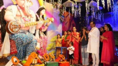 भिलाई सेक्टर-7 दशहरा मैदान गणेश पंडाल में ऑपरेशन सिंदूर थीम बनी आकर्षण का केंद्र 