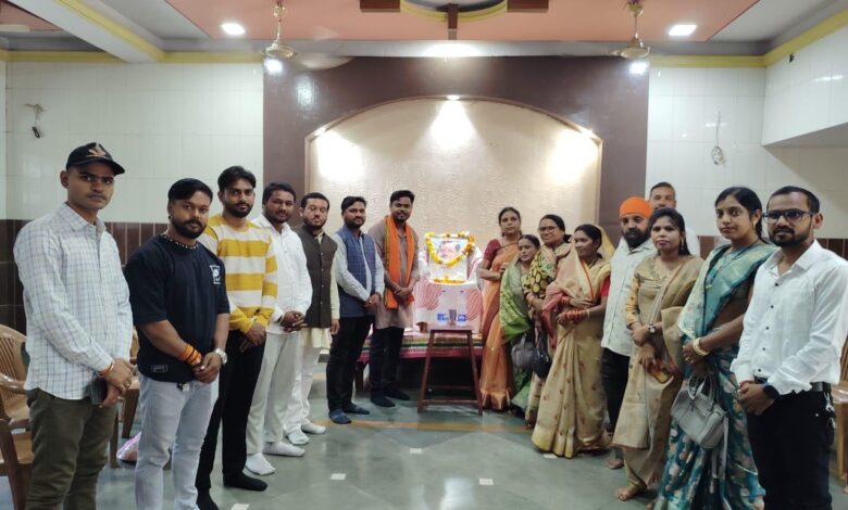 भाजपा भिलाई-03 मंडल में पंडित दीनदयाल उपाध्याय जयंती मनाई गई