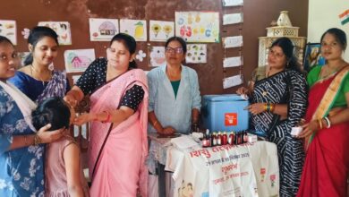 भिलाई: शीतलापारा आंगनबाड़ी केंद्र में टीकाकरण अभियान की शुरुआत