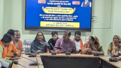 अन्नदाताओं का सम्मान — समृद्ध राष्ट्र का निर्माण : सांसद विजय बघेल