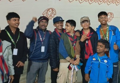 छत्तीसगढ़ के स्काउट्स ने नेपाल के प्रतिभागियों से की सौहार्दपूर्ण मुलाकात