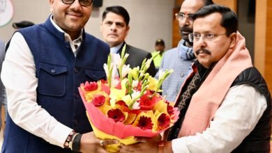 अतुल पर्वत ने भाजपा के कार्यकारी राष्ट्रीय अध्यक्ष नितिन नवीन से की मुलाकात, नए दायित्व पर दी बधाई