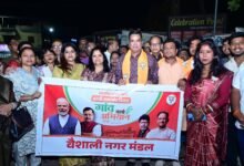 भाजपा का ‘वार्ड चलो’ अभियान: वैशाली नगर मंडल के वार्ड 20 में जनसंपर्क और संवाद का आयोजन