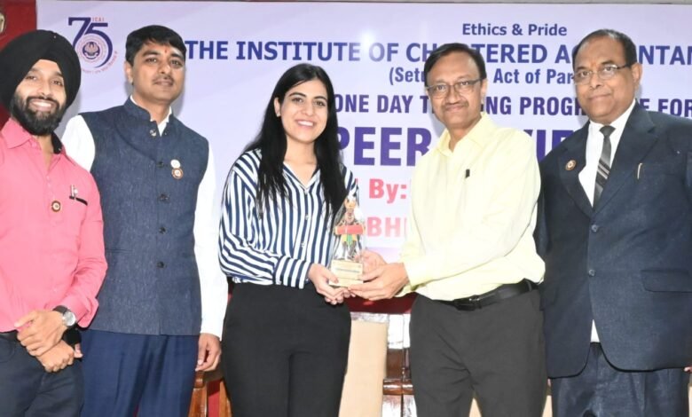 भिलाई में ICAI का पीयर रिव्यू पर एक दिवसीय प्रशिक्षण, 50 प्रतिभागियों ने लिया हिस्सा