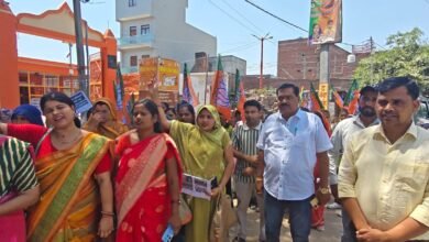 नारी शक्ति वंदन अधिनियम के समर्थन में भाजपा की महिला पदयात्रा, विपक्ष के विरोध पर जताया आक्रोश