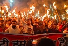 5 वर्षीय बच्ची से दुष्कर्म के विरोध में दुर्ग में फूटा आक्रोश, युवा कांग्रेस की मशाल रैली; आरोपी को फांसी देने की मांग