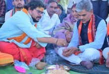 विधायक ईश्वर साहू ने ग्राम पंचायत ढाप में किया भूमिपूजन, लाखों के विकास कार्यों की शुरुआत