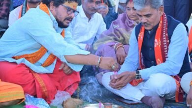 विधायक ईश्वर साहू ने ग्राम पंचायत ढाप में किया भूमिपूजन, लाखों के विकास कार्यों की शुरुआत