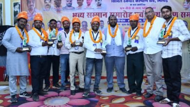 मज़दूर दिवस पर भिलाई में श्रमिकों का सम्मान,ठेकेदार-राजमिस्त्री संघ ने लिया संकल्प