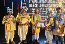 काठमांडू में गूंजी ‘अरपा पैरी की धार’, गीत वितान कला केन्द्र ने जीते अंतरराष्ट्रीय पुरस्कार नेपाल महोत्सव में भिलाई के 65 विद्यार्थियों ने दिखाई प्रतिभा, गुरु मिथुन दास हुए सम्मानित