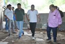 भिलाई: चंद्रा मौर्या अंडरब्रिज व सर्विस रोड निर्माण का आयुक्त ने किया निरीक्षण, अवैध कब्जे हटाने के दिए निर्देश