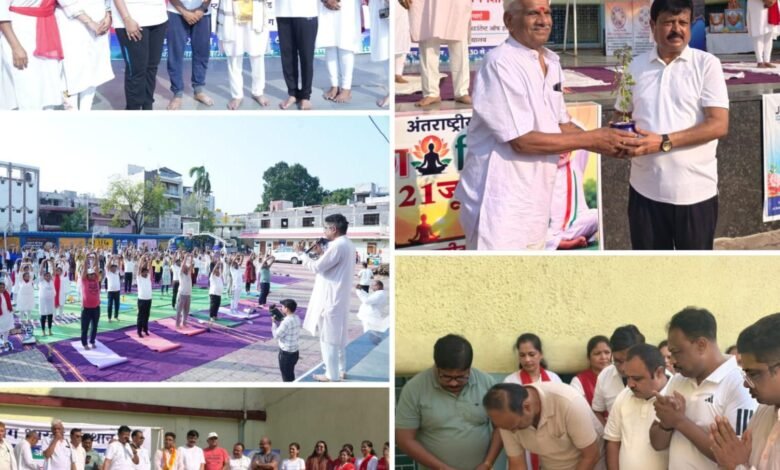 बालाजी विद्या मंदिर में 12वां अंतर्राष्ट्रीय योग दिवस उत्साह और उल्लास के साथ संपन्न