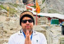 भाजपा युवा नेता मनीष पाण्डेय ने किए बाबा बर्फानी के दर्शन अमरनाथ यात्रा पूरी कर भिलाई व छत्तीसगढ़ की सुख-समृद्धि की मांगी कामना