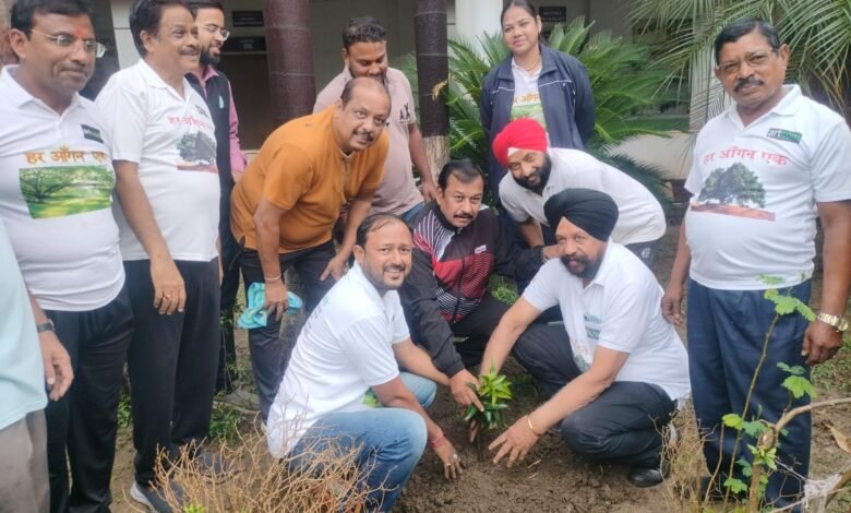 हर आंगन एक पेड़” अभियान के तहत 1200 आम के पौधों की आम्रवाटिका का शुभारंभ हर आंगन एक पेड़” अभियान के तहत 1200 आम के पौधों की आम्रवाटिका का शुभारंभ